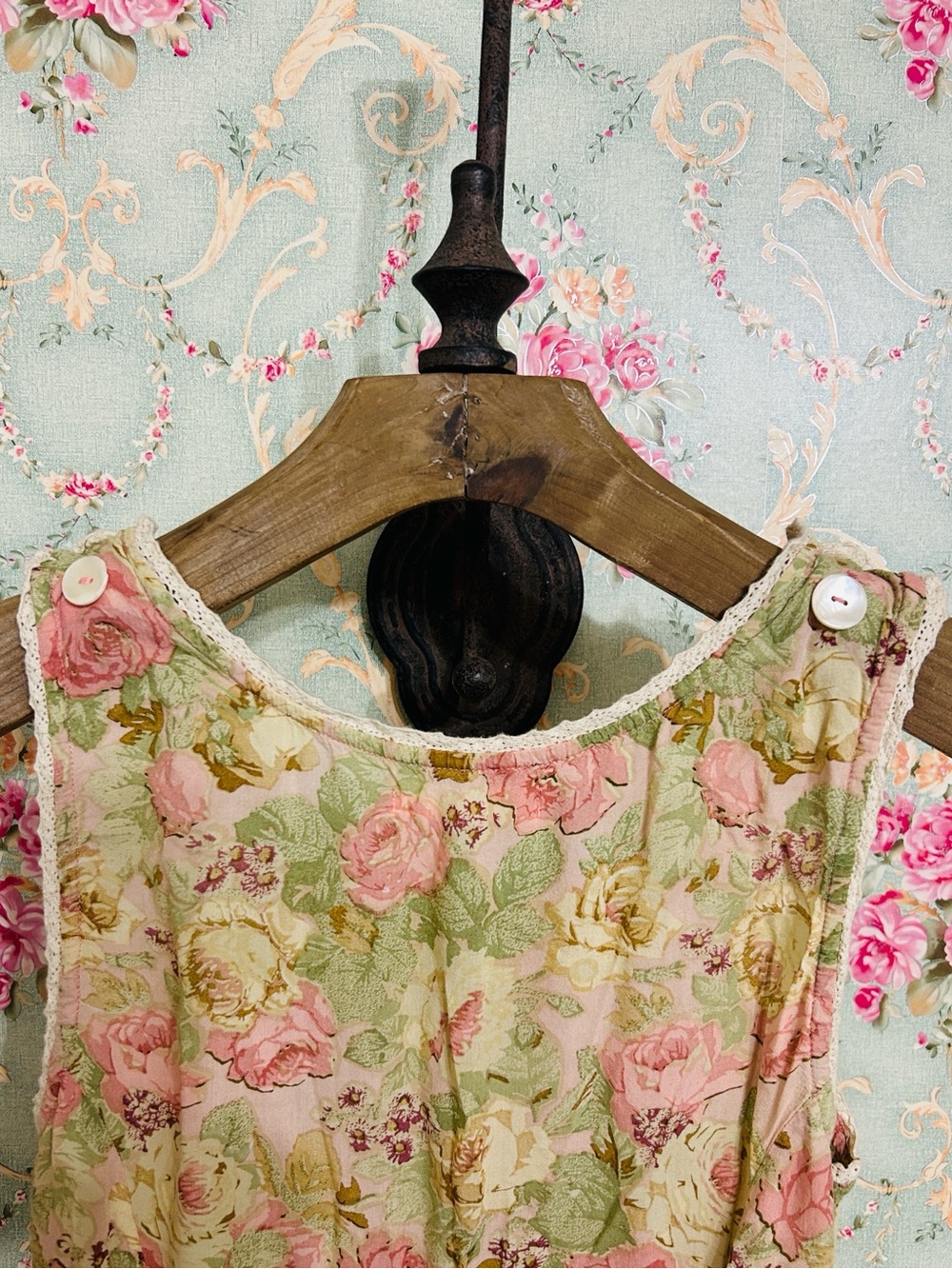 April Cornell for Modern Prairie romper pockets! adjustable shoulders small-med - Picture 10 of 12